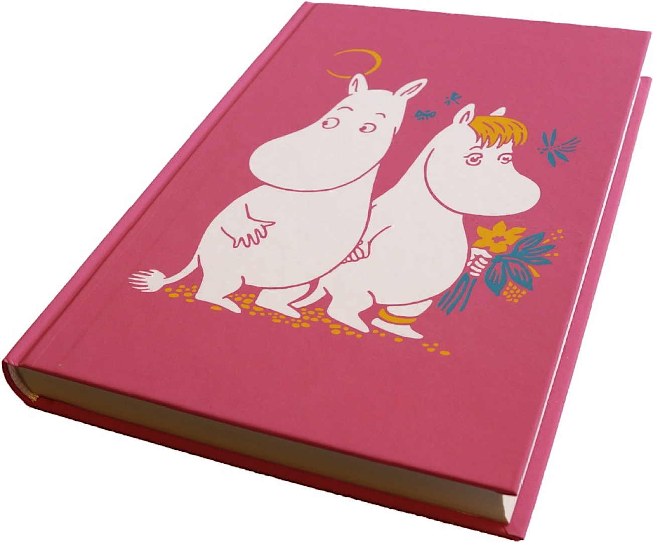 Mumitroldene notesbog Love pink, indbundet