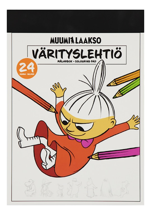 Mumitroldene Moominvalley malebog A4 24 billeder