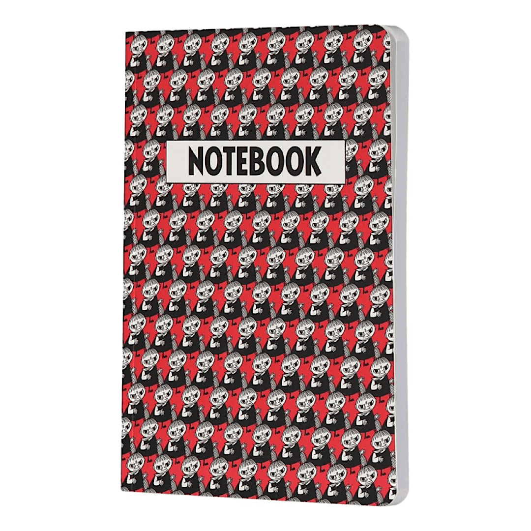 Mumitroldene Moomin Pop Art notebook A5 rød - Dsignhouse