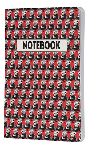 Mumitroldene Pop Art notesbog A5 rød