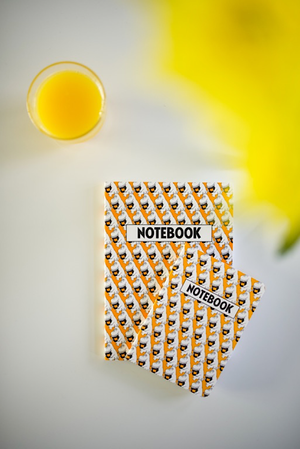 Mumitroldene Pop Art notesbog A6 gul