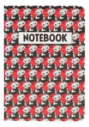 Mumitroldene Pop Art notesbog A6 rød