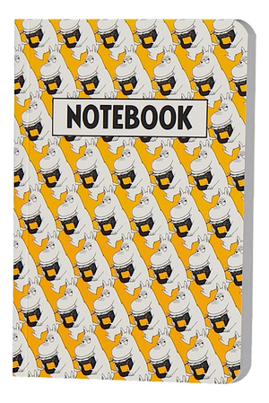 Mumitroldene Pop Art notesbog A6 gul