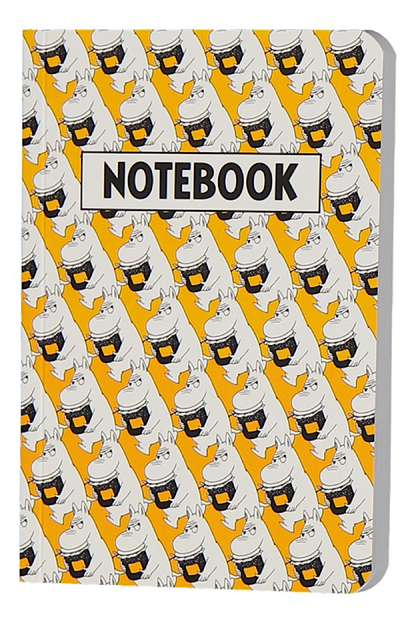 Moomin Pop Art notebook A6 yellow