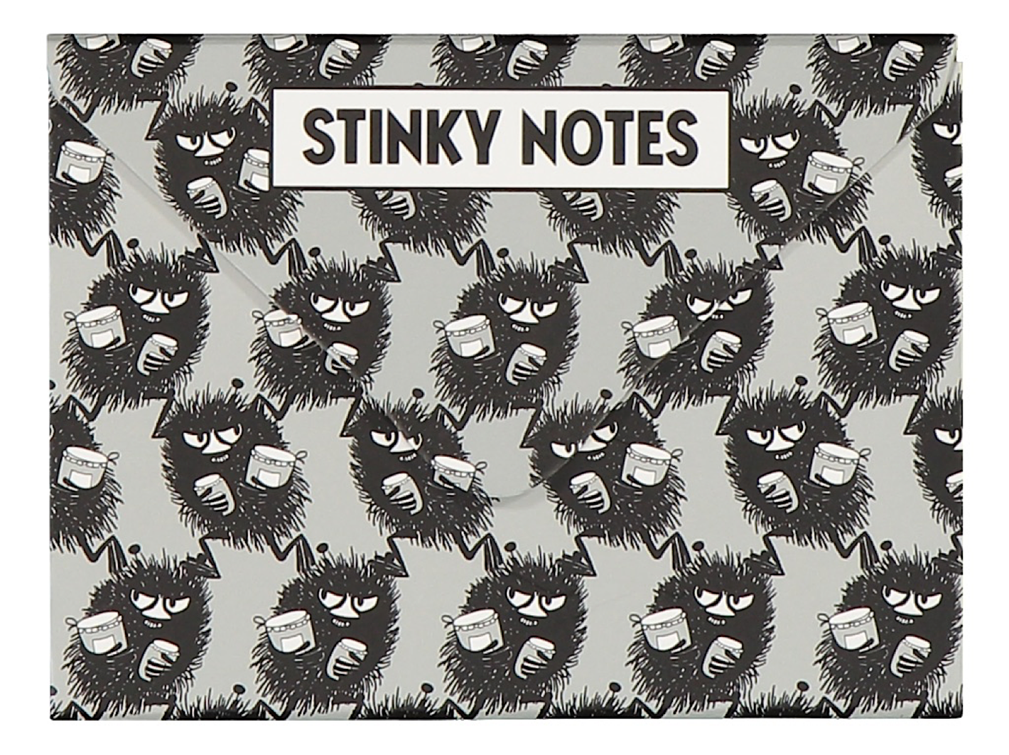 The Moomins Pop Art sticky notes gray