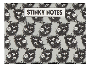 Mumitroldene Pop Art sticky notes grå