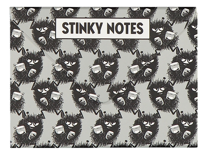 The Moomins Pop Art sticky notes gray