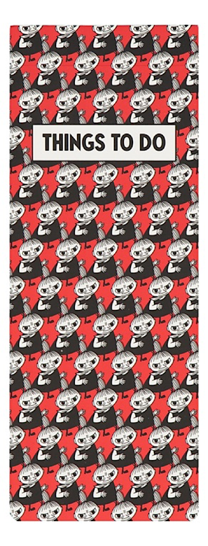 Mumitroldene Pop Art To-do blok rød