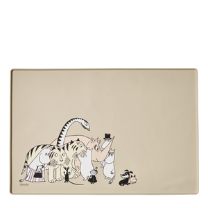 Mumitroldene silikoneunderlag 60 x 40 cm - beige