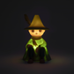 Mumitroldene Natlampe Snufkin S - Charmerende Belysning