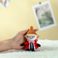 Mumitroldene pendant/key ring Little My red