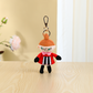 Mumitroldene pendant/key ring Little My red
