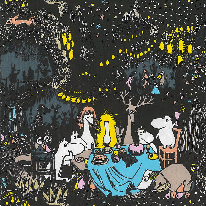 The Moomins Napkins, Star Night, 20 pcs. 33 cm