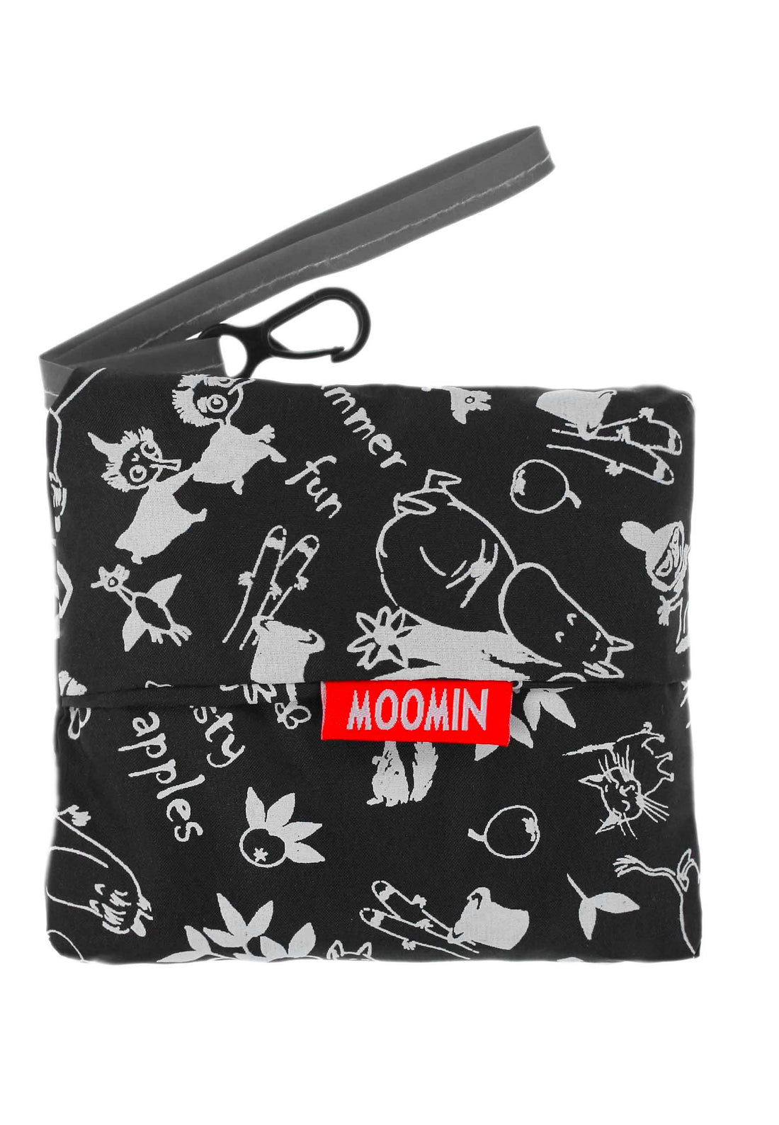 Mumitroldene indkøbsnet &quot;Moomin in the garden&quot; - Sort