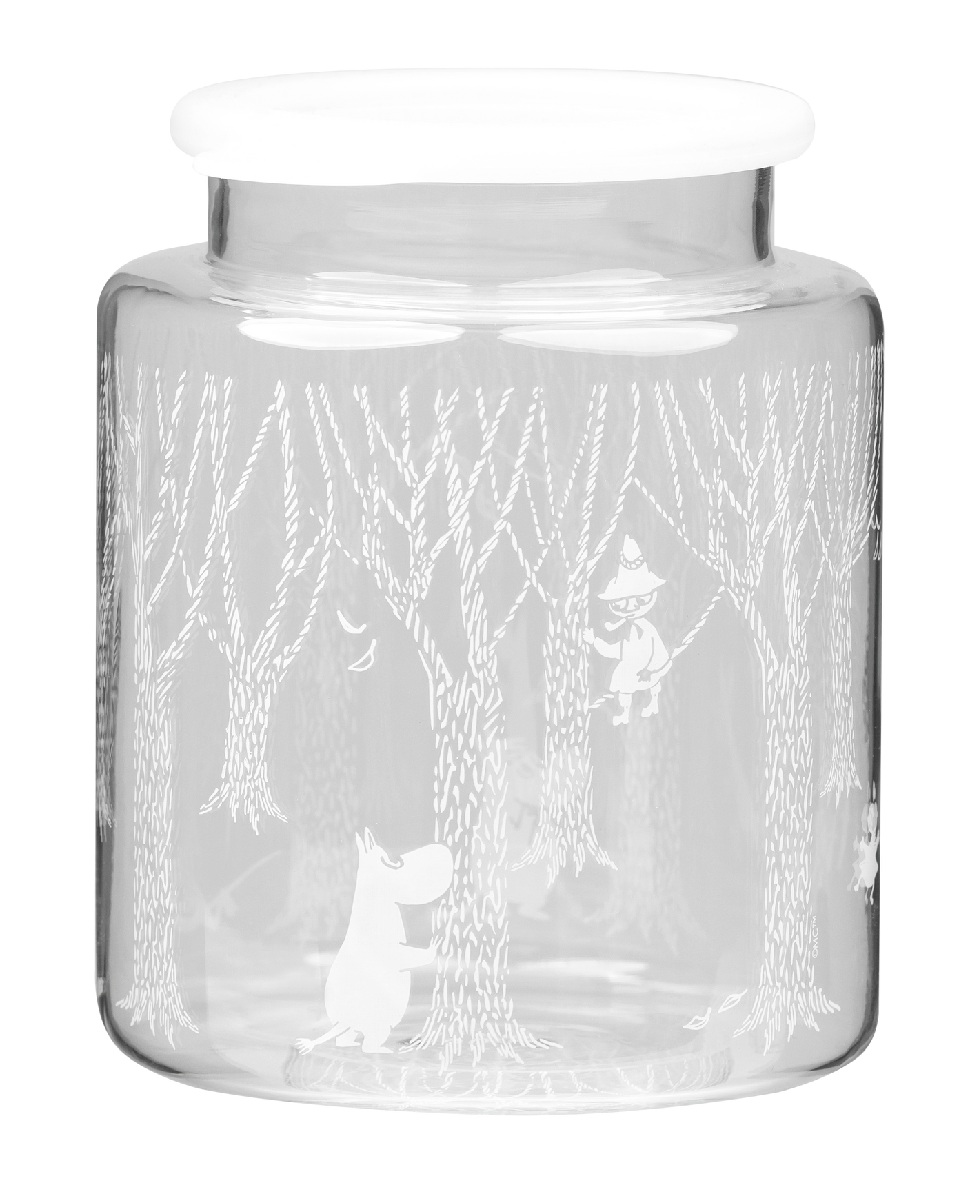 Mumitroldene krukke med silikonelåg 2L In the Woods