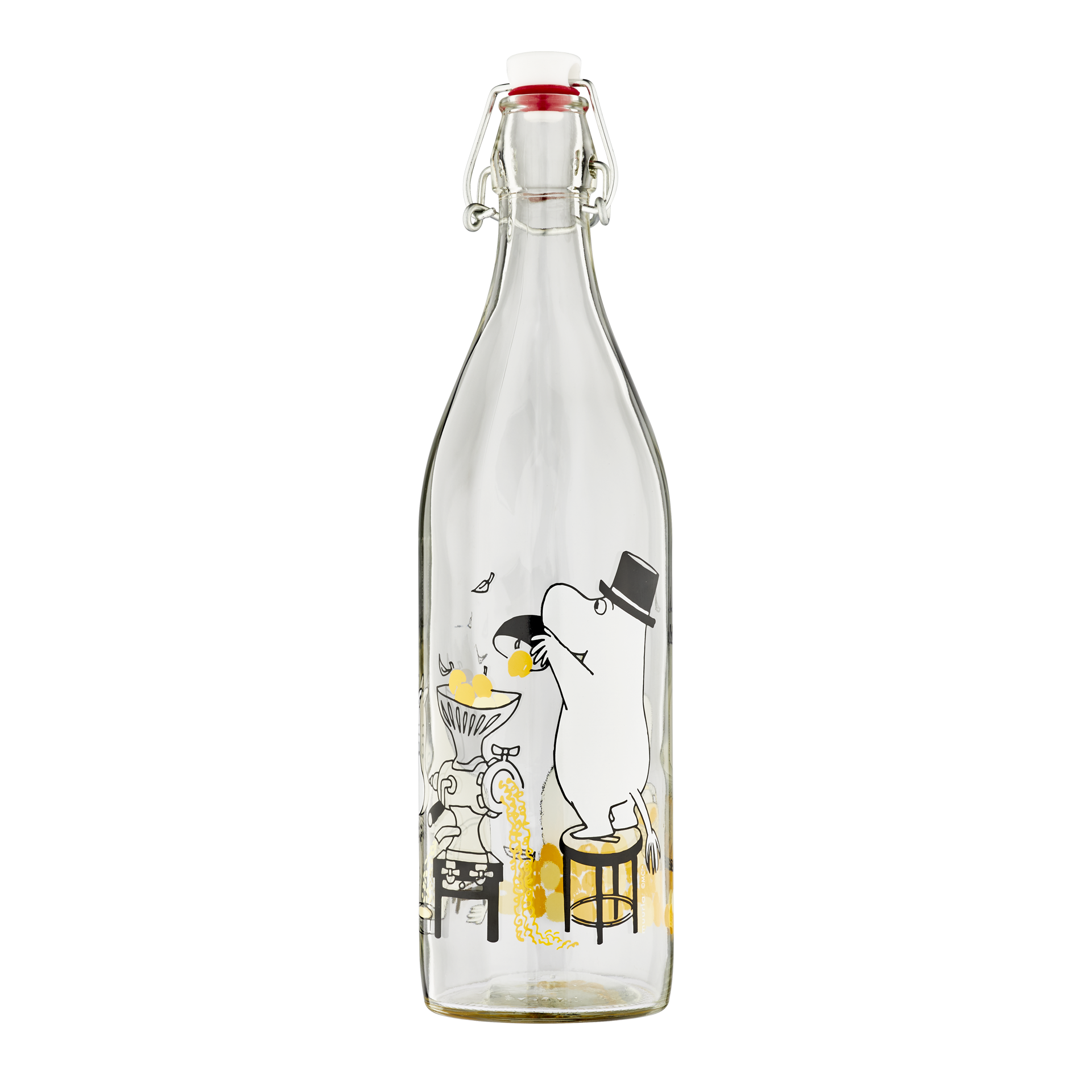 Mumitroldene glasflaske 1L Fruits - Dsignhouse