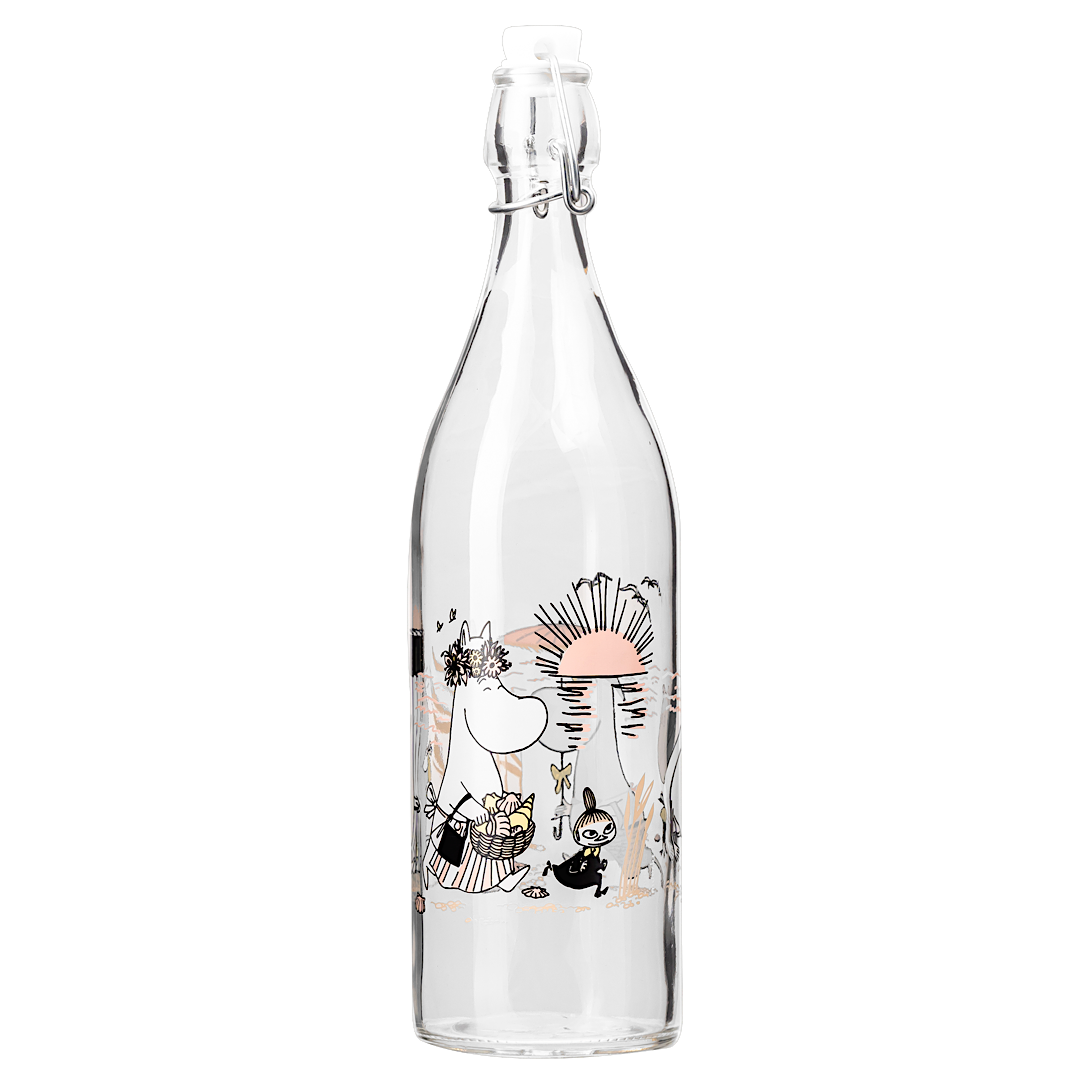 Mumitroldene glasflaske The beach 1L