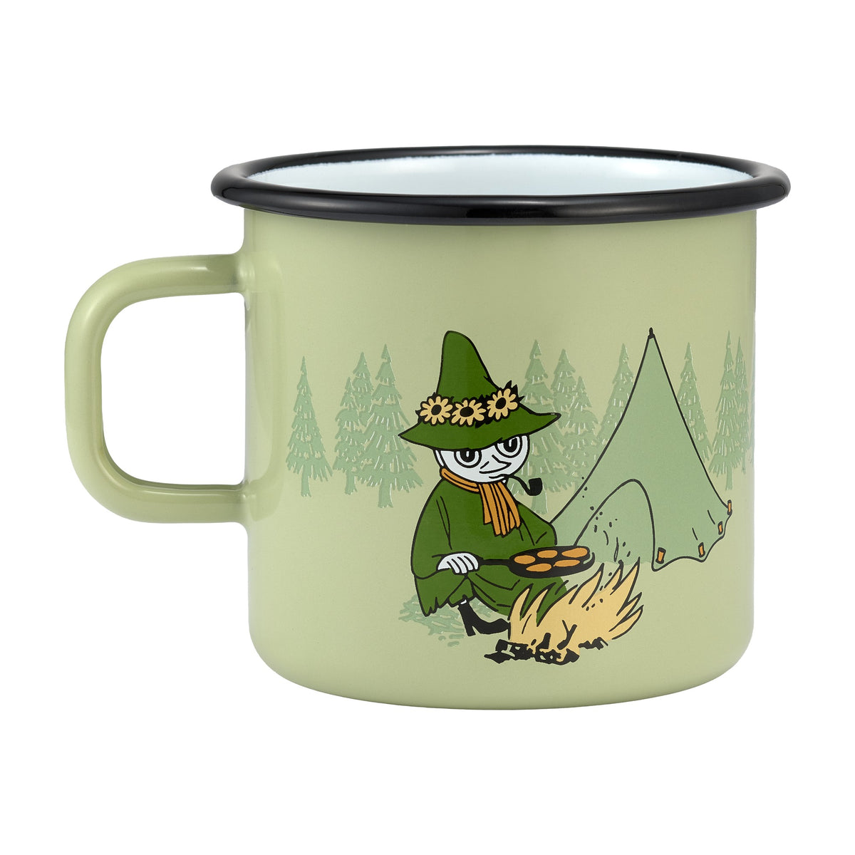 Moomin emaljekrus Campers 5,5 dl - Dsignhouse