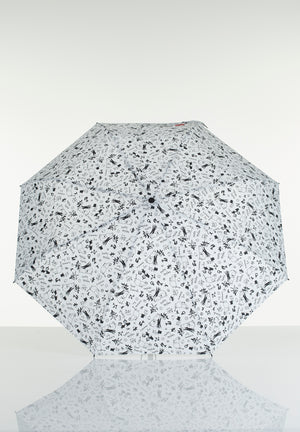 Mumitroldene paraply 100cm "Garden" hvid