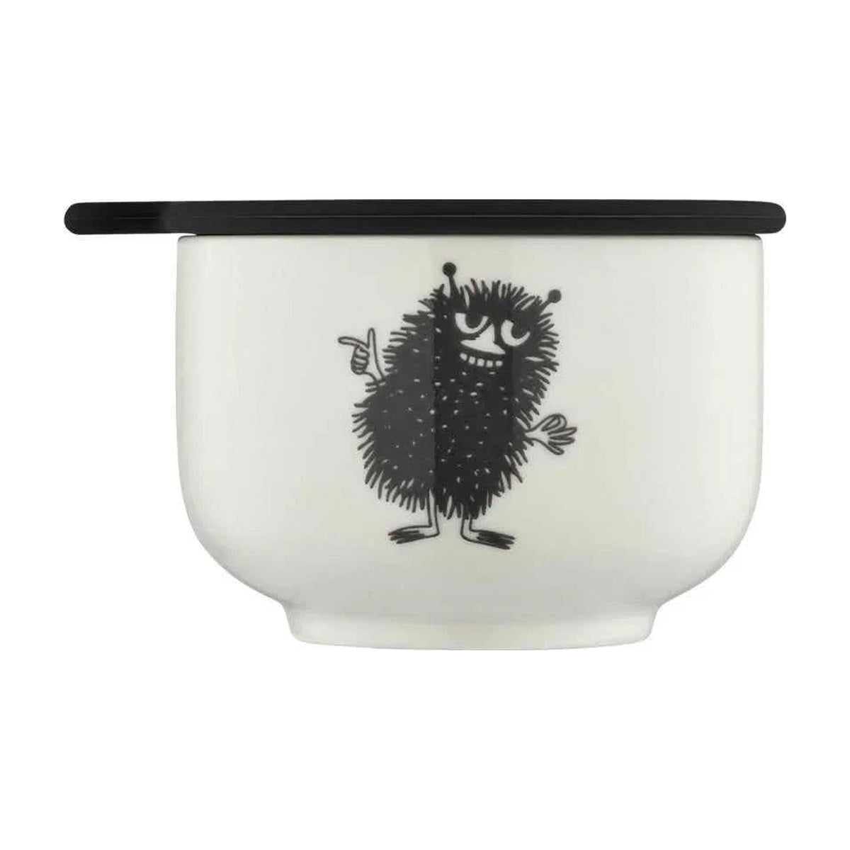 Moomin vatpindekrus Valley White - A-grade porcelæn/keramik - Låg i silikone.