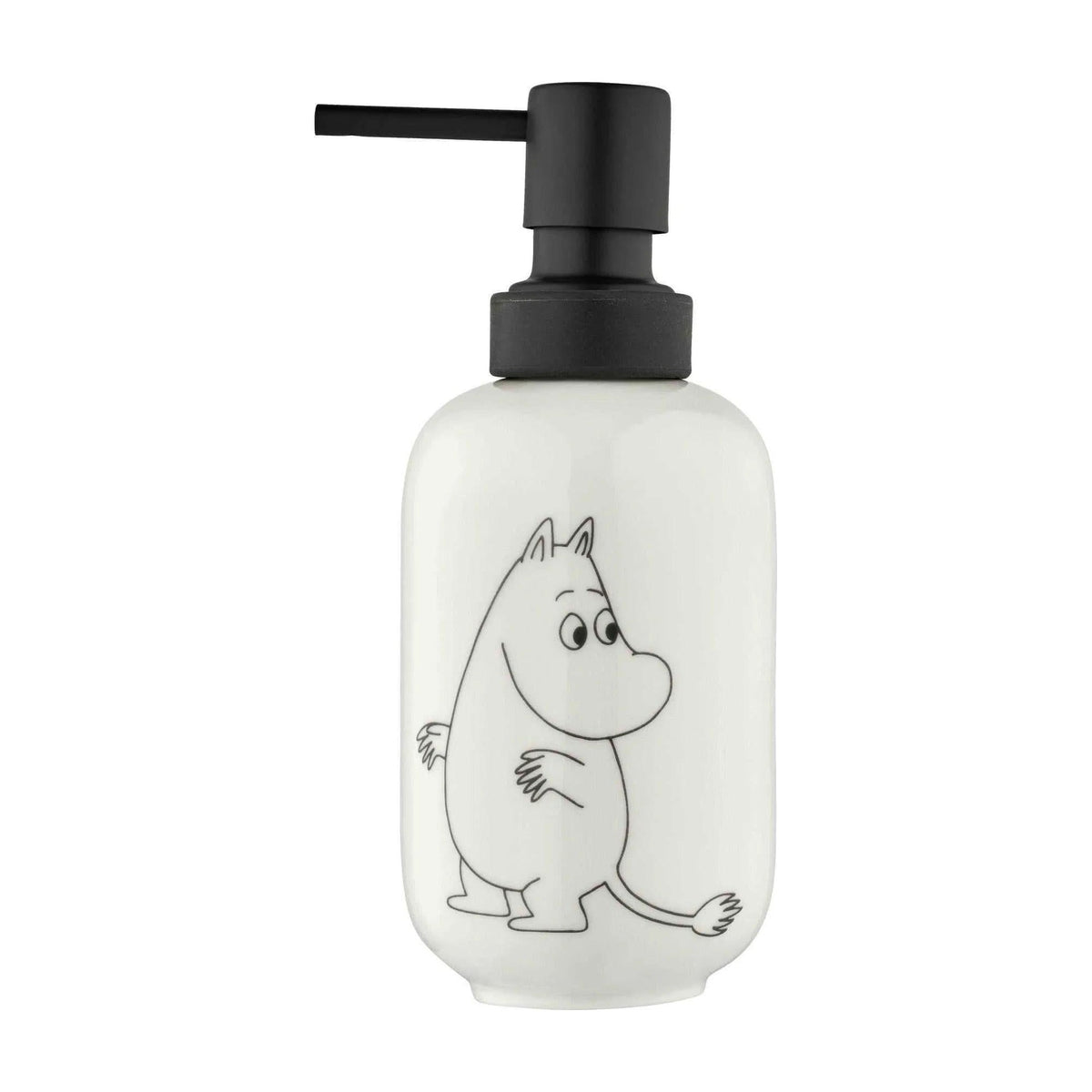 Moomin sæbedispenser 350ml. Valley white - A-grade porcelæn/keramik.