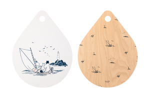 Mumitroldene skærebræt 21 x 27 cm - Sailors