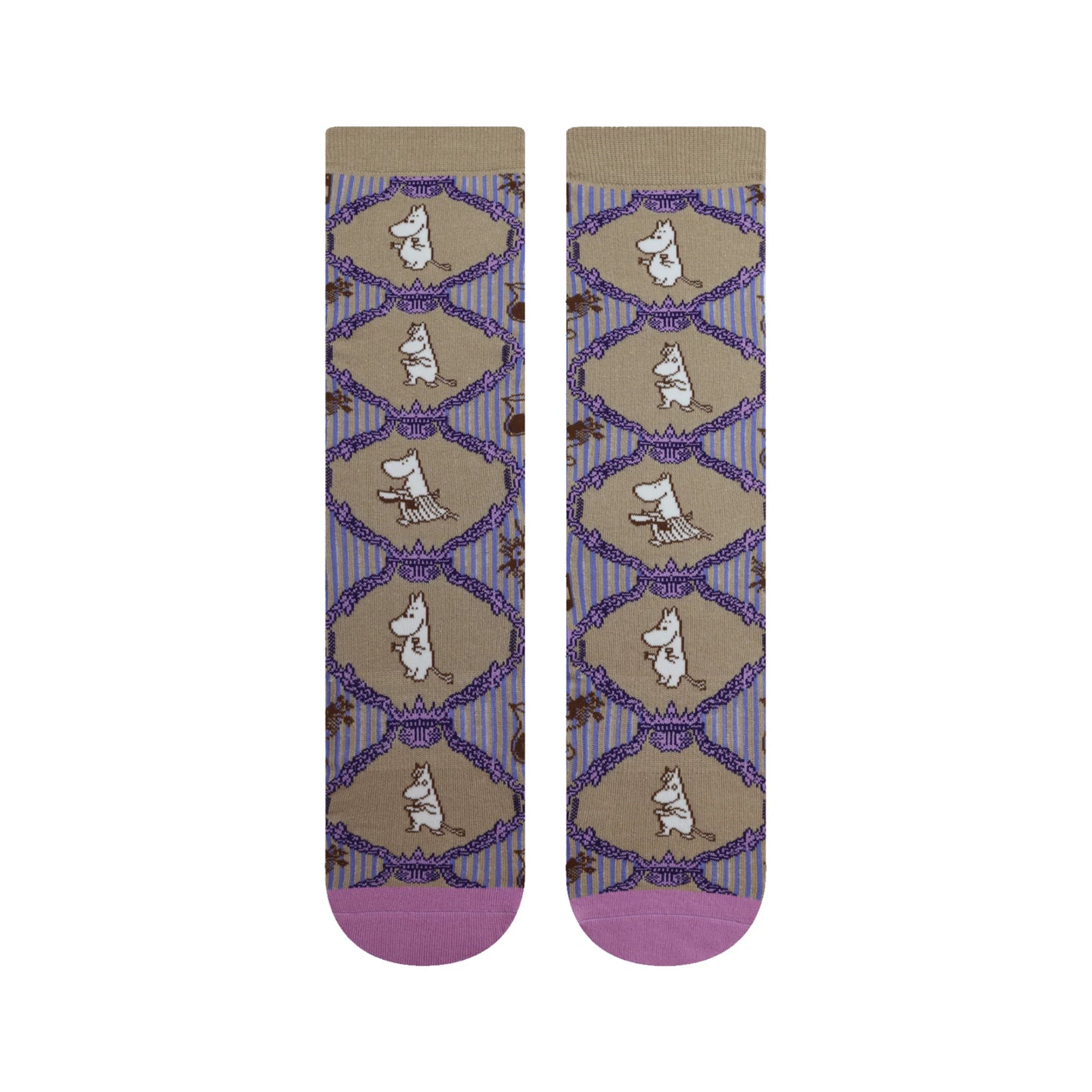 The Moomins Nvrlnd Socks, Celebration Lilac Crew - S/M