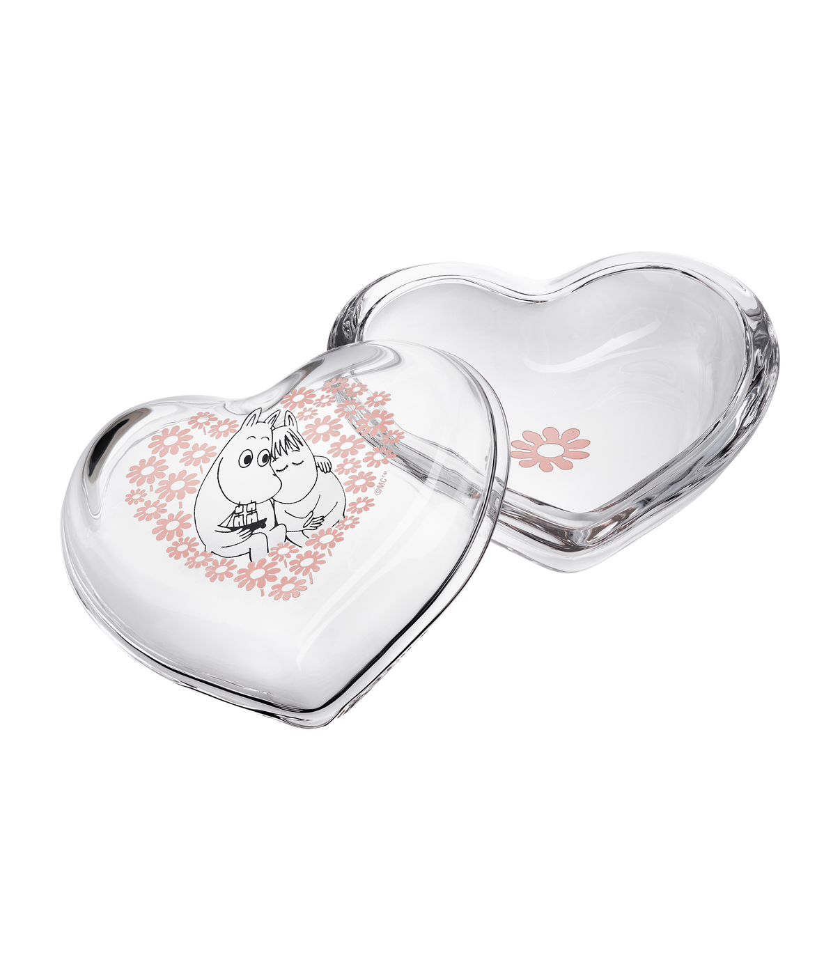Mumitroldene glashjerte Together Valentine 11,5cm - Dsignhouse