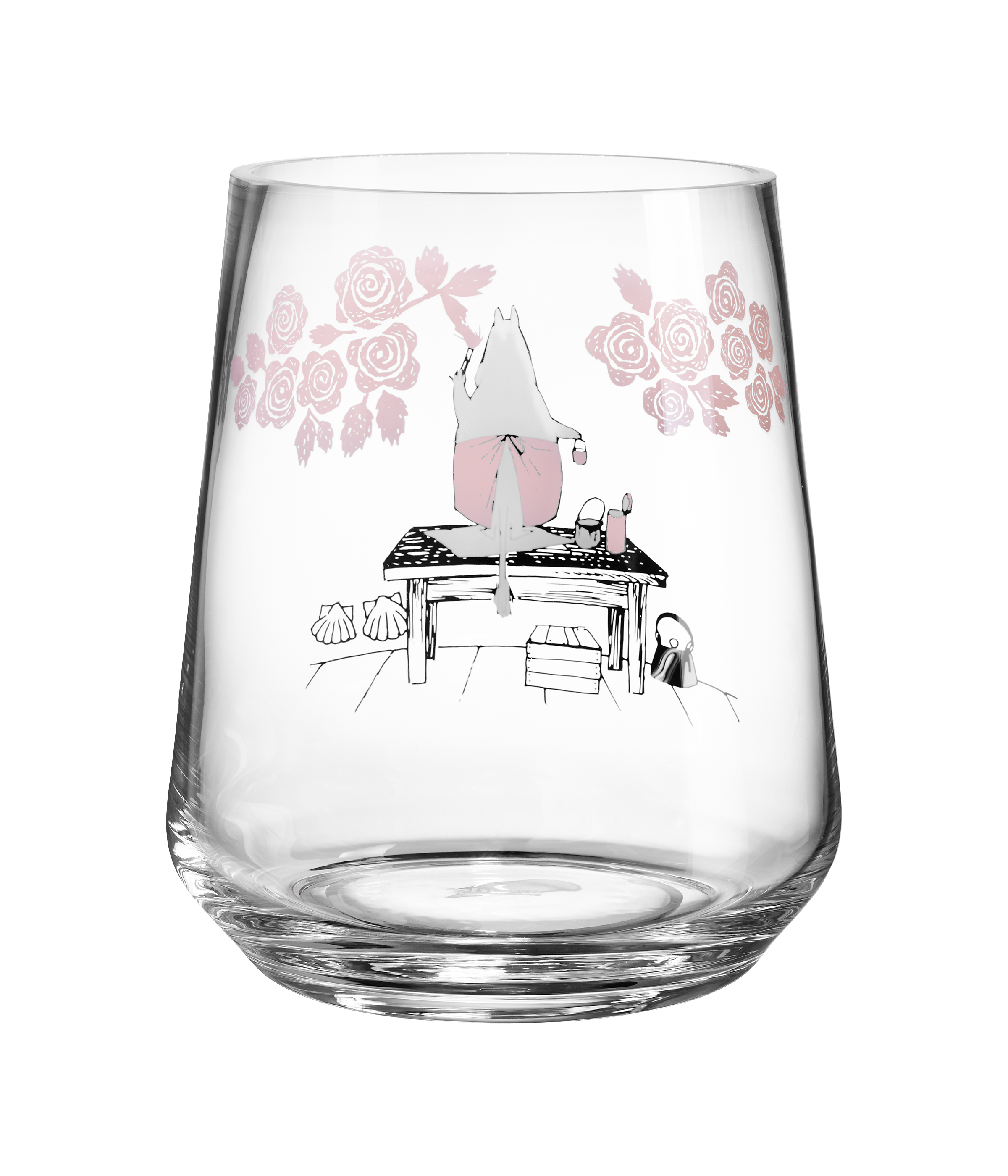 Moomin vase/lanterne - Roses