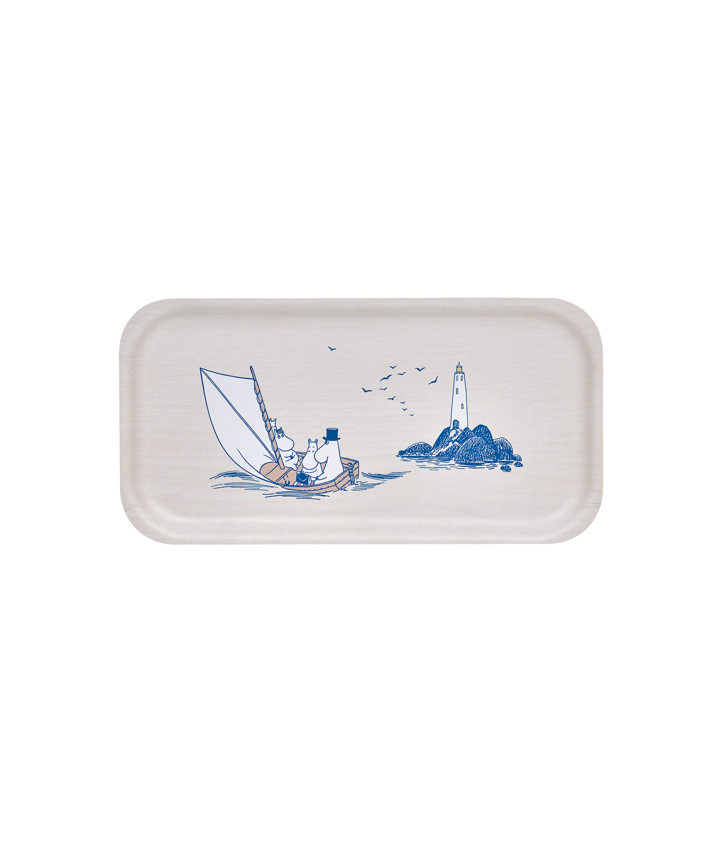 Moomin tray 43x22 cm, Sailors
