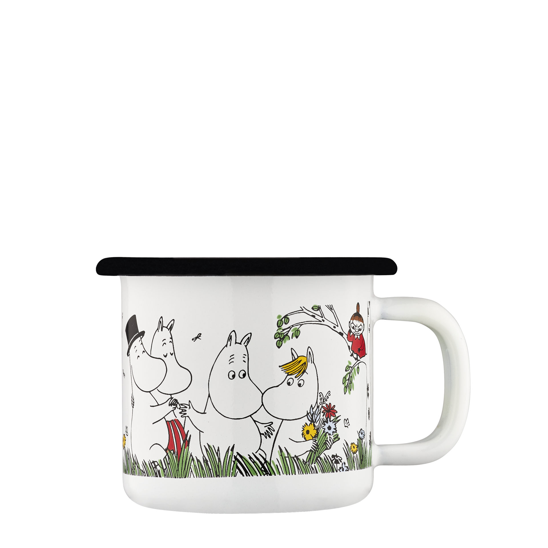 Mumitroldene Emaljekrus 1,5 dl Happy Family - Dsignhouse