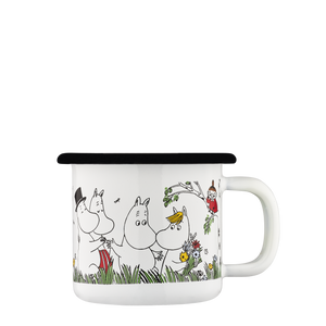 Mumitroldene Emaljekrus 1,5 dl Happy Family - Dsignhouse