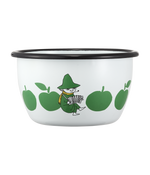 Mumitroldene emaljeskål Joyful Apples 6dl - Dsignhouse