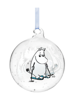 Mumitroldene julekugle 9 cm - Ski Trip - Dsignhouse