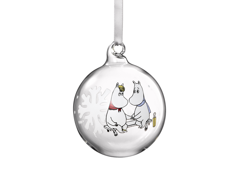 Mumitroldene julekugle Snefnug 7cm - Dsignhouse