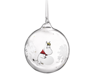Mumitroldene julekugle Snefnug 9cm - Dsignhouse