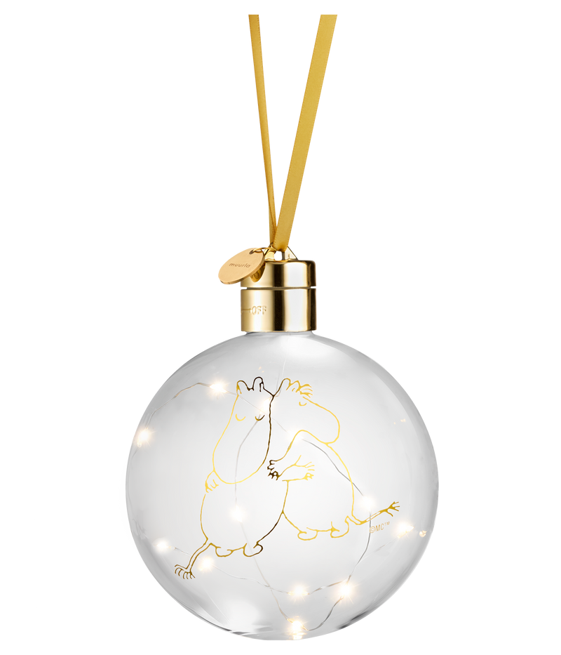 Mumitroldene Julekugle med LED-lys Mumi 80 11cm - Dsignhouse