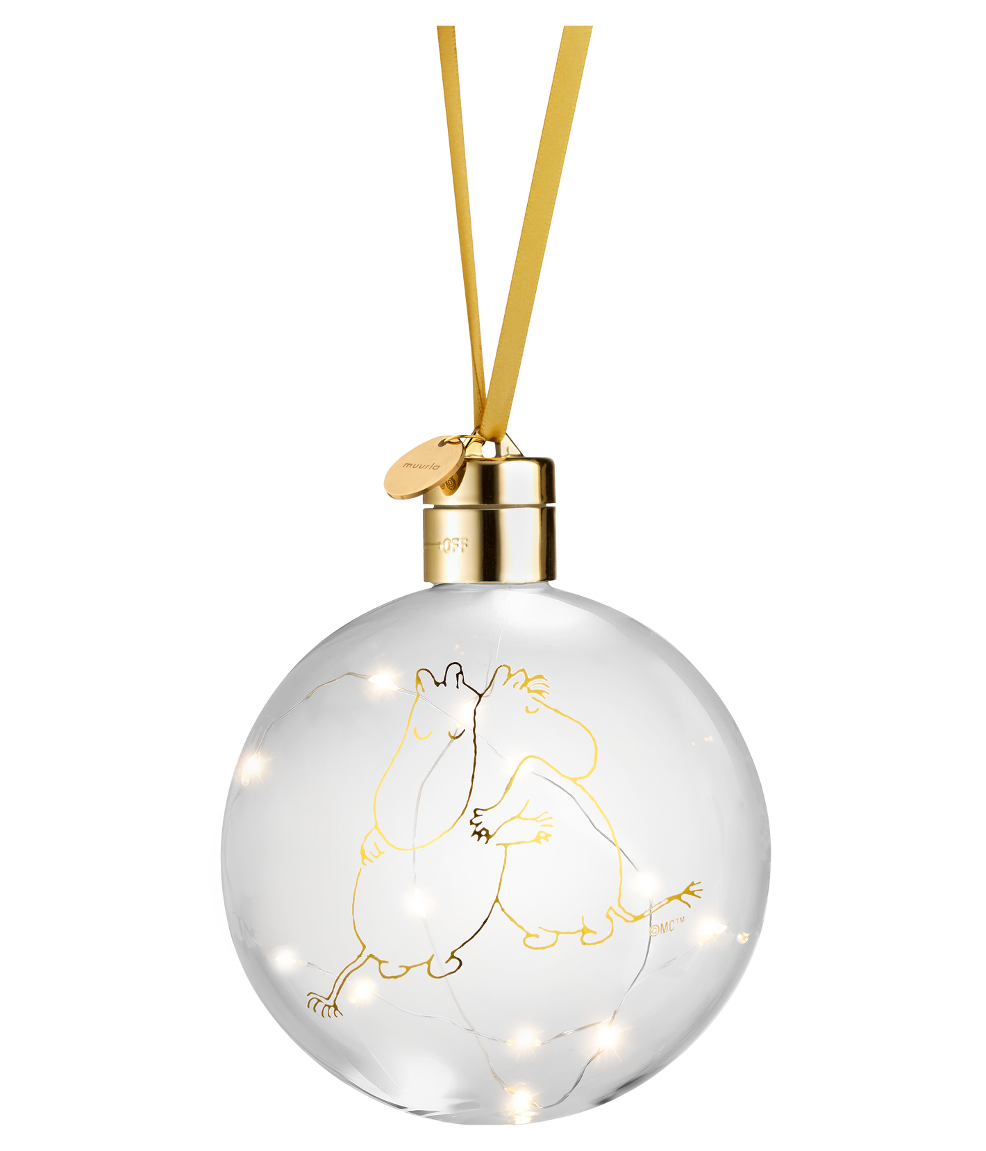 Mumitroldene Julekugle med LED-lys Mumi 80 11cm - Dsignhouse