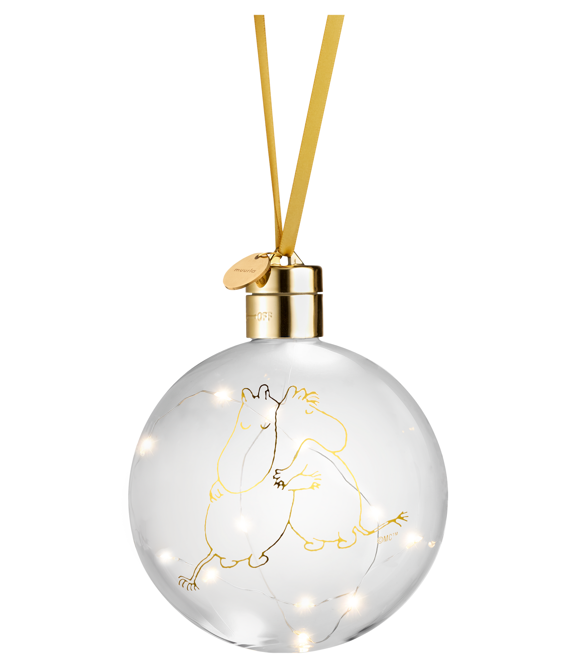 Mumitroldene Julekugle med LED-lys Mumi 80 11cm - Dsignhouse