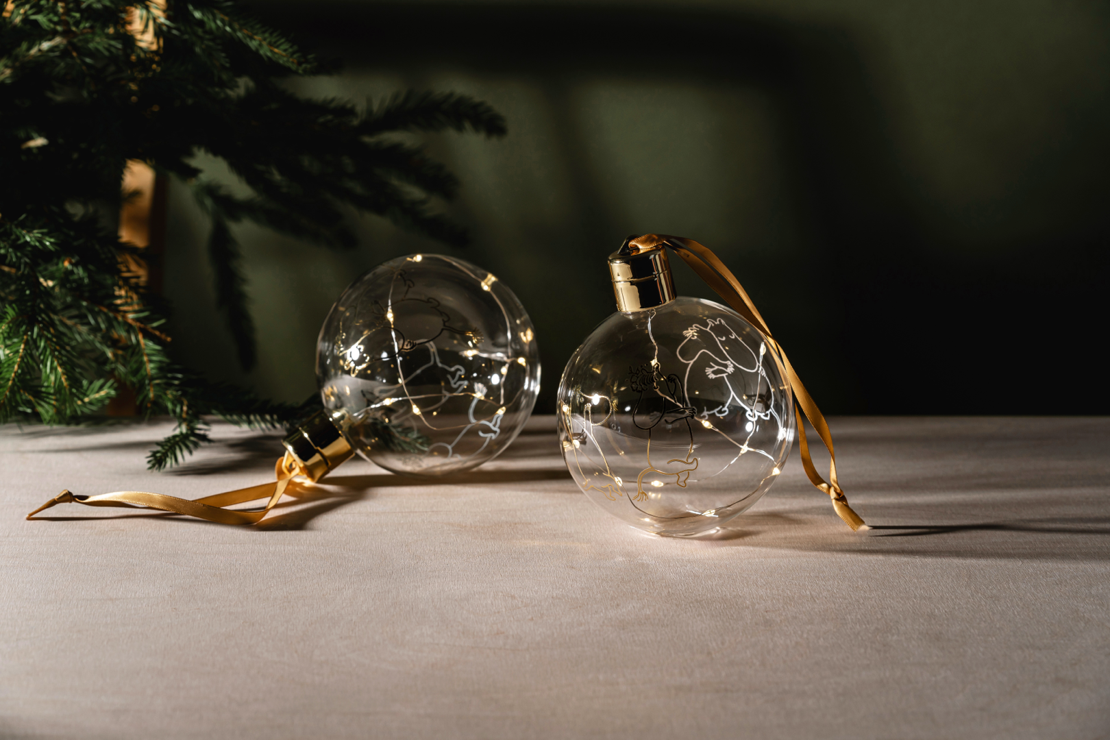Mumitroldene Julekugle med LED-lys Mumi 80 11cm - Dsignhouse