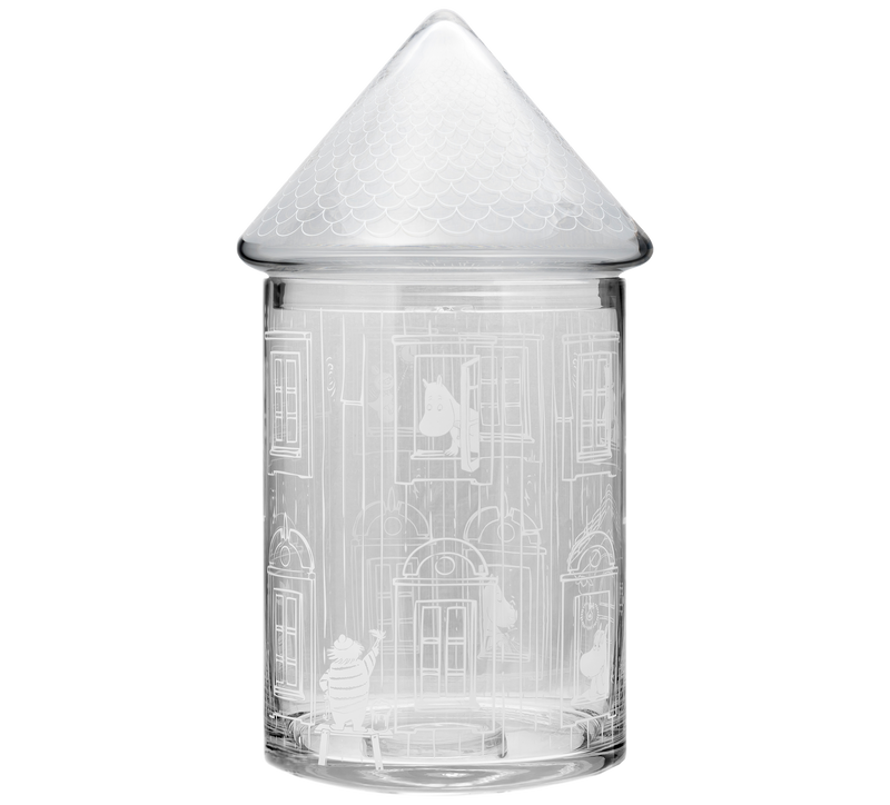 Mumitroldene Moomihouse glas krukke - Dsignhouse