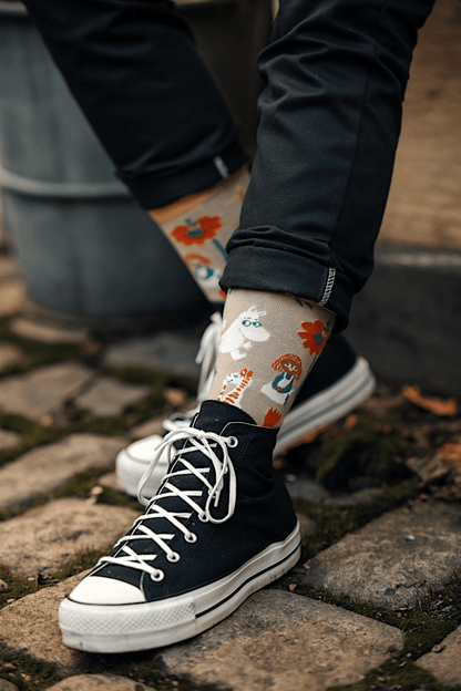 Mumitroldene Nvrlnd sokker, Hemulen Crew L/XL - Dsignhouse