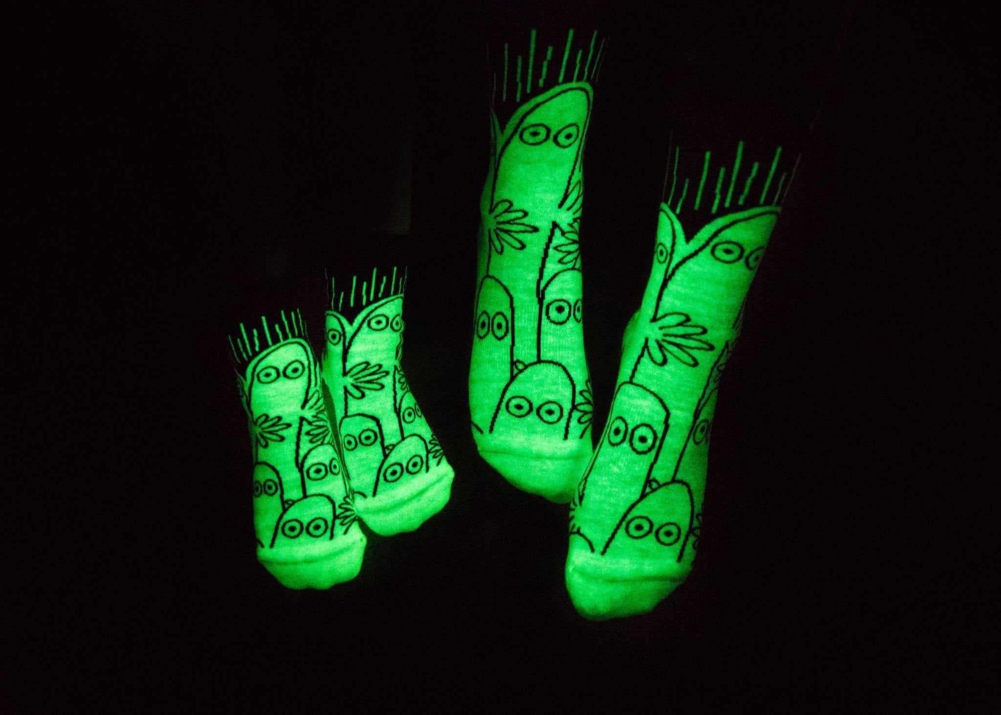 Mumitroldene Nvrlnd sokker, Hatti Glow Crew L/XL - Dsignhouse