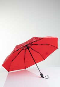 Mumitroldene paraply 100cm "Garden" Rød - Dsignhouse