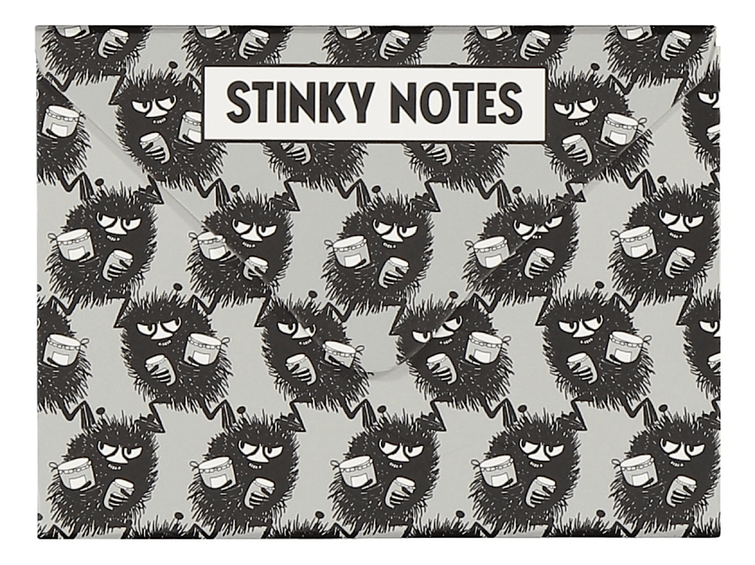 Mumitroldene Pop Art sticky notes grå - Dsignhouse