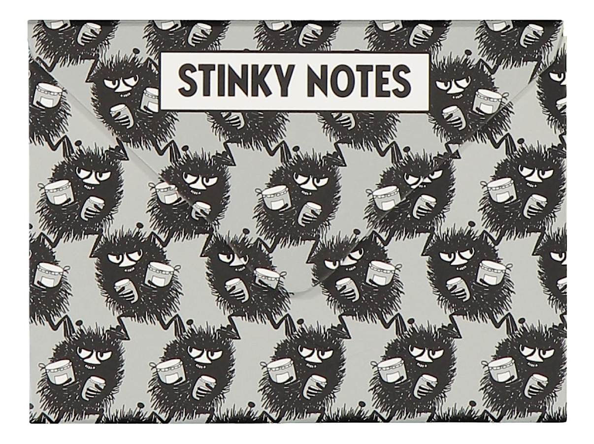 Mumitroldene Pop Art sticky notes grå - Dsignhouse