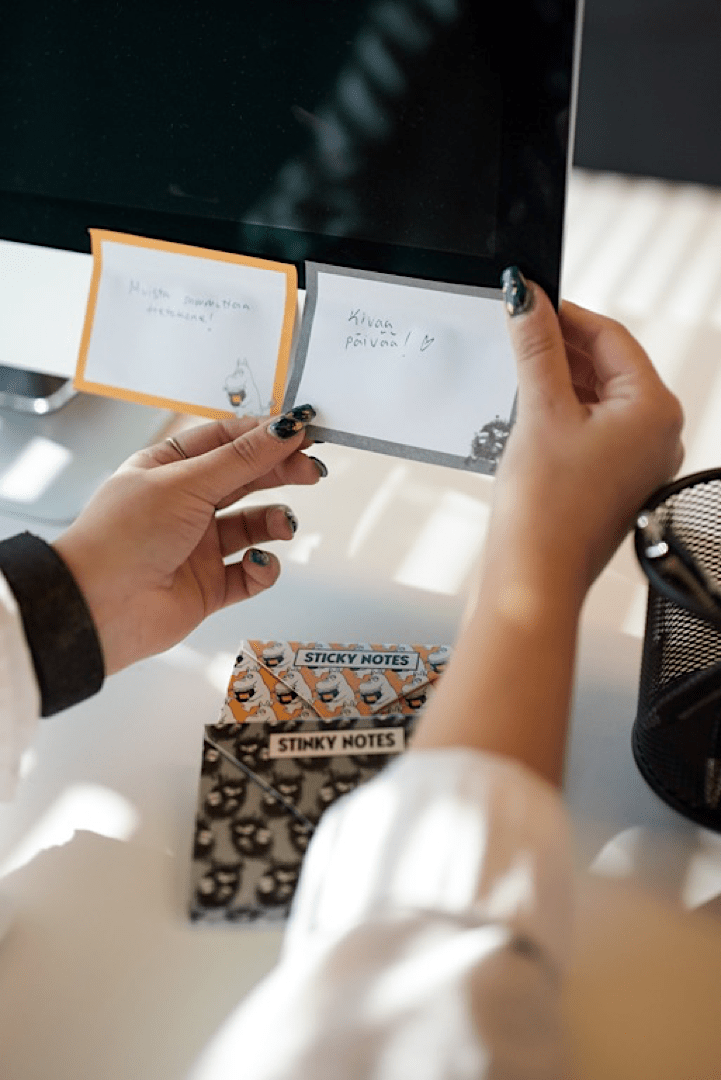 Mumitroldene Pop Art sticky notes grå - Dsignhouse