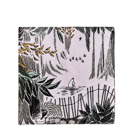 Mumitroldene Servietter, Longing Pink, 20stk. 33cm - Dsignhouse