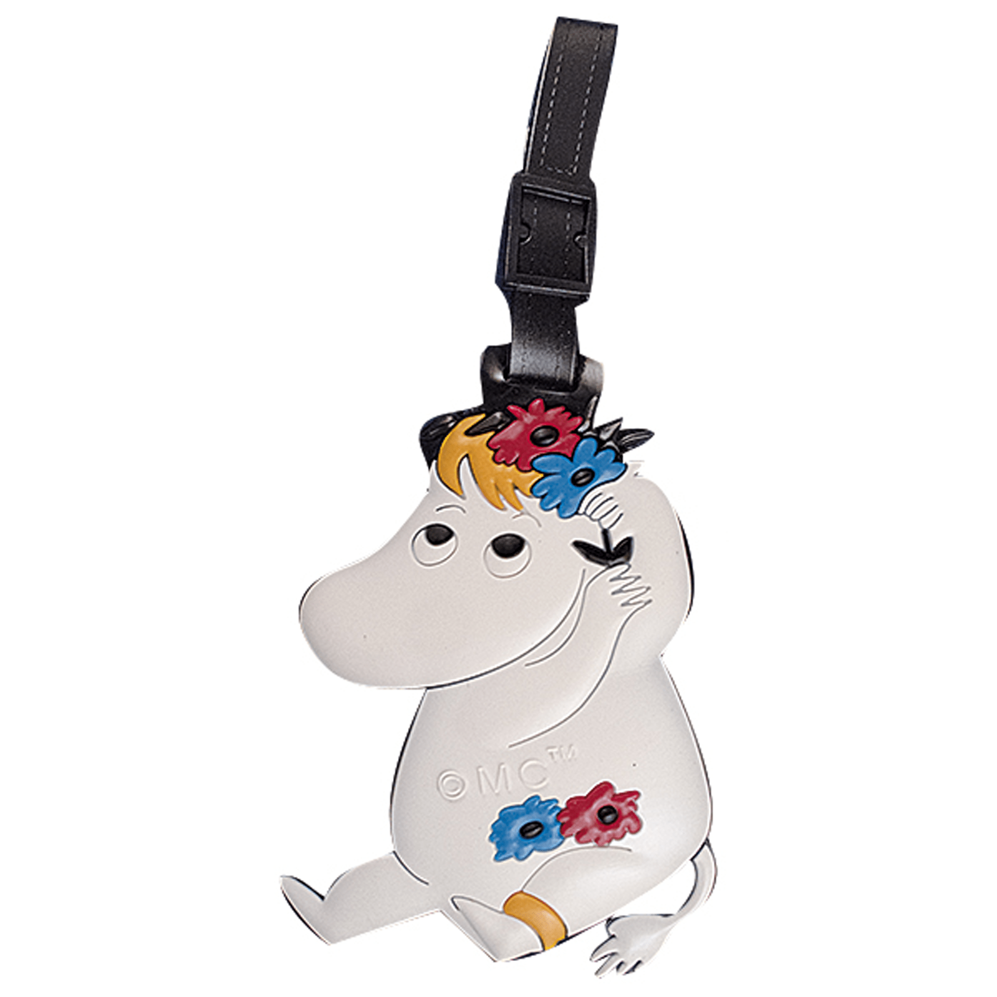 Moomin bagagemærke Mumitrolden & Snorkfrøken.