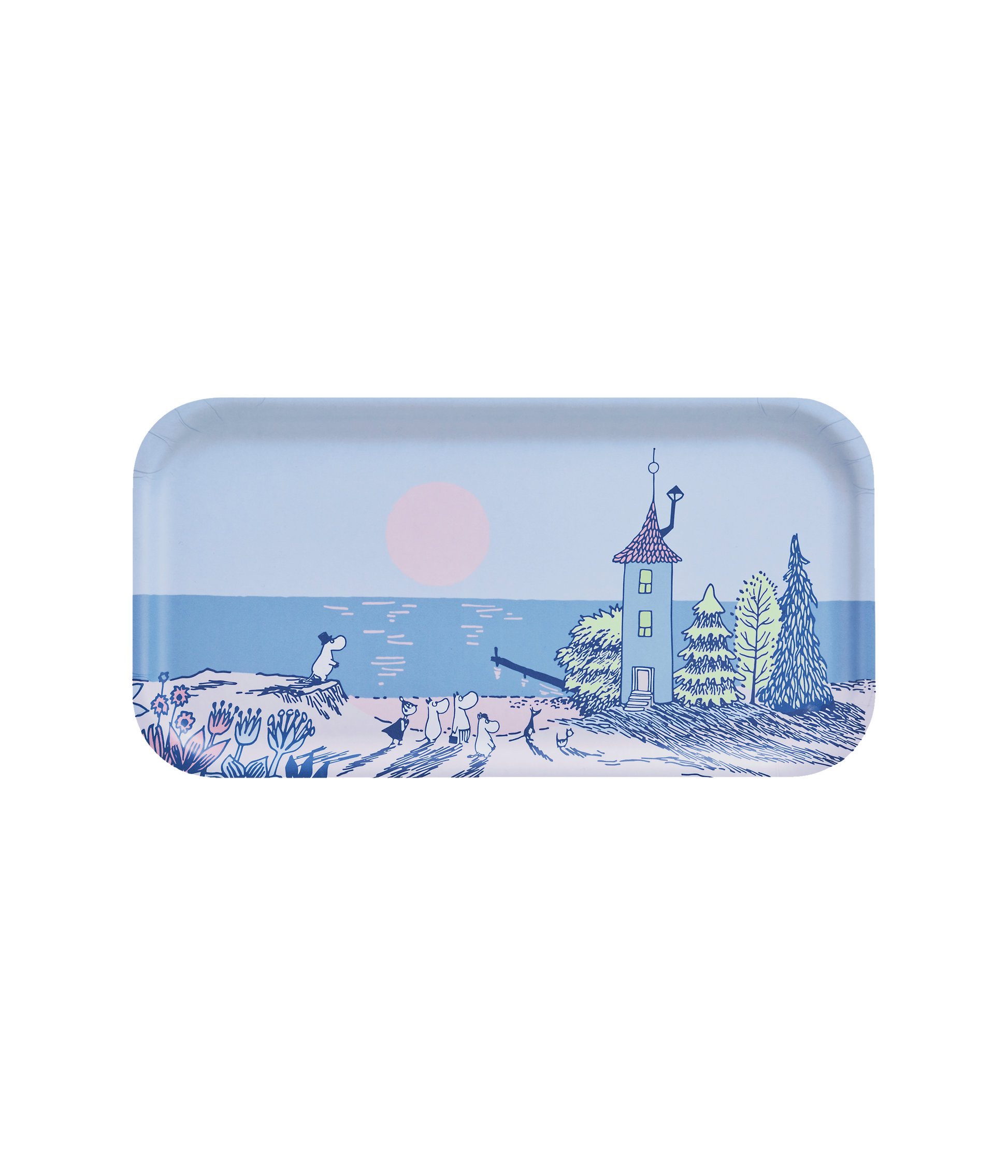 Mumitroldene bakke 43x22 cm Sunset - Dsignhouse